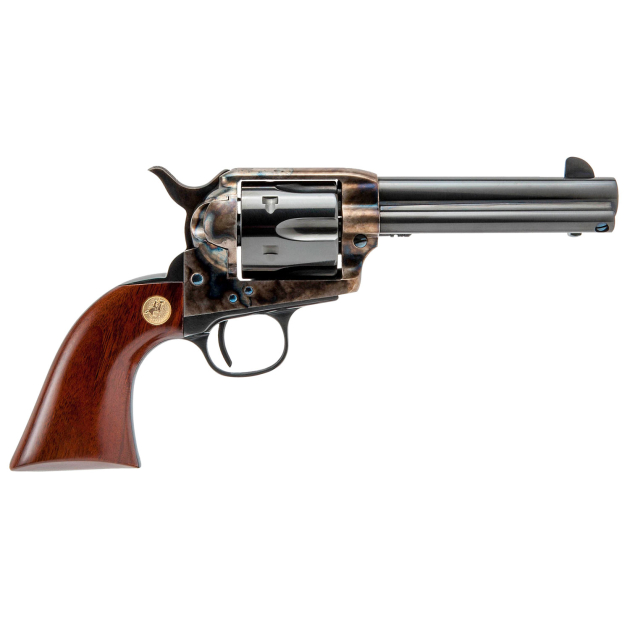 Cimarron MP400 Model P  357 Mag 38 Special 6 Shot 4.75" Blued Stainless Steel Barrel, Blued Cylinder, Color Case Hardened Steel Frame, Walnut Grip, Exposed Hammer