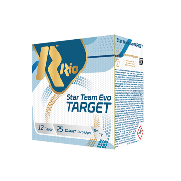 Rio Ammunition STT24LT75 Star Team EVO Target 12Gauge 2.75" 7/8oz 7.5Shot 25 Per Box/10 Case