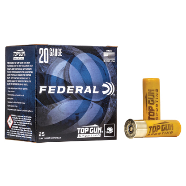 FED TOP GUN 20GA 2.75" #7.5 25/250