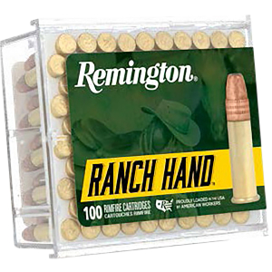 Remington Ammunition R21263 Ranch Hand  22LR 42gr Plated Lead Round Nose 100 Per Box/50 Case
