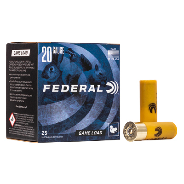 FED GAME LOAD 20GA 2 3/4" #7.5 25/
