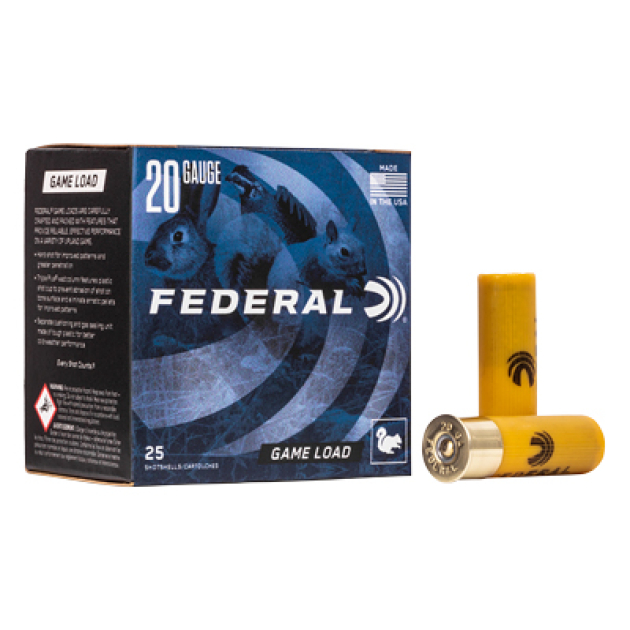FED GAME LOAD 20GA 2 3/4" #8 25/250