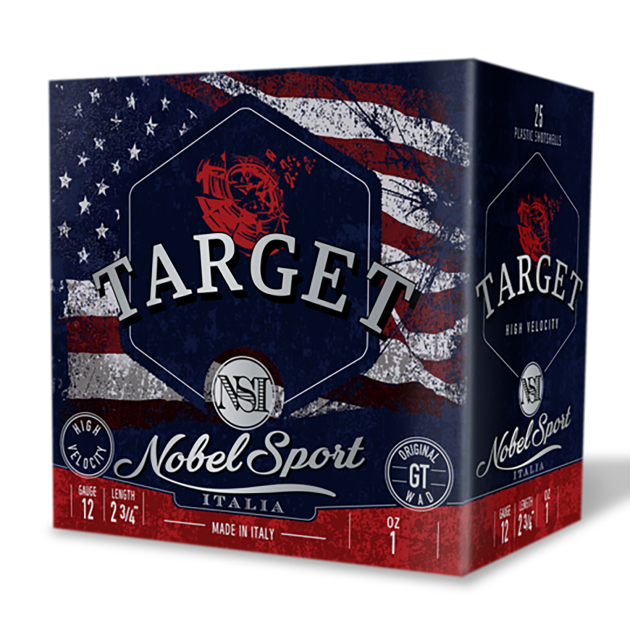 Nobel/eurosports Llc ANS121FSC75 Target  12Gauge 2.75" 1oz 7.5Shot 25 Per Box/10Case