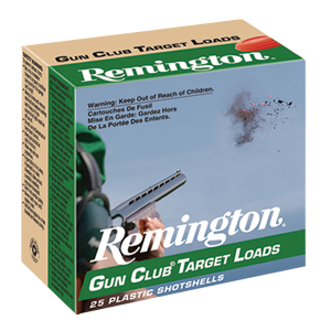 Remington Ammunition 20236 Gun Club  20Gauge 2.75" 7/8oz 9Shot 25 Per Box/10 Case