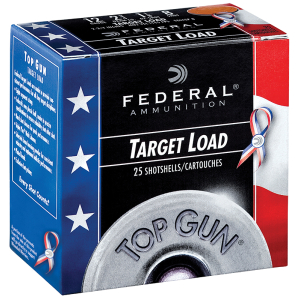 Federal TGL12US8 Top Gun Special Edition Red, White & Blue 12Gauge 2.75" 1 1/8oz 8Shot 25 Per Box/10 Case