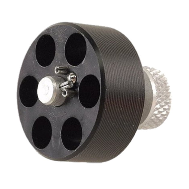 HKS 22J M Series  made of Metal with Black Finish for 22 LR Ruger SP101; S&W 34, 35, 43, 63 & K Frame Holds up to 6rds