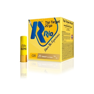Rio Top Target 20ga 2.75 inch Shotgun Shells - #7.5 | 7/8 oz. | 1250 fps | 25rd Box
