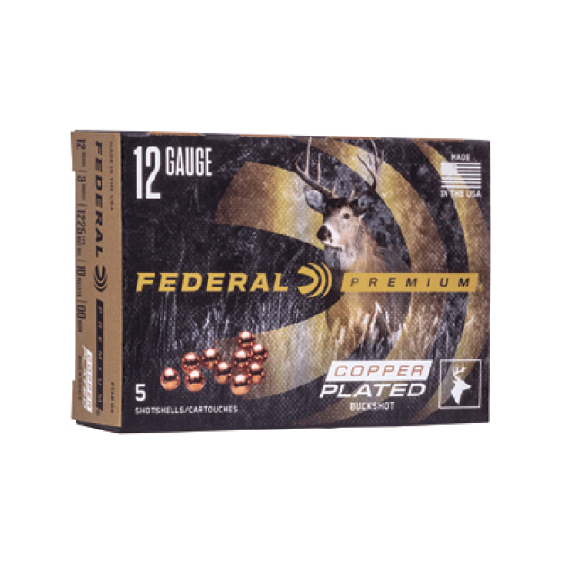 FED PRM VSHOK 12GA 3" 00 BCK 5/250