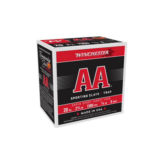 WIN AA SS 20GA 2.75" #8 25/250