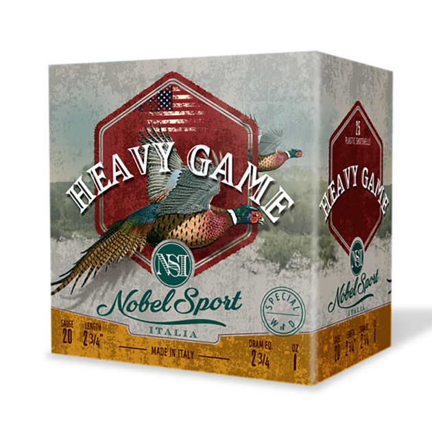 Nobel/eurosports Llc ANSH2075 Heavy Game  20Gauge 2.75" 1oz 7.5Shot 25 Per Box/10Case