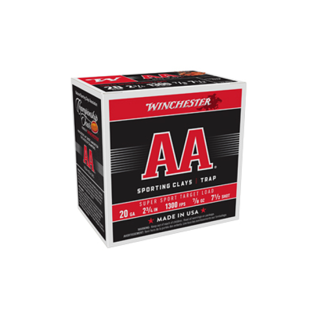 WIN AA SPRT SC 20GA 2.75 #7.5 25/250