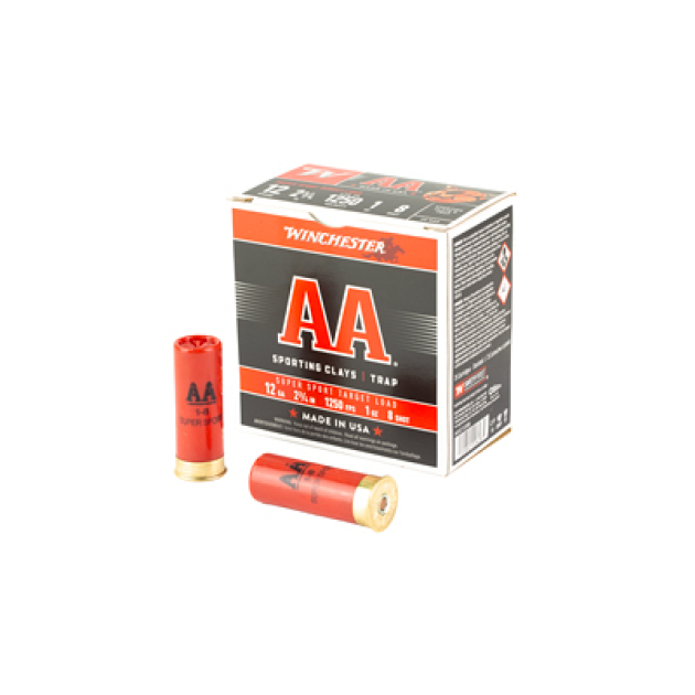 WIN AA SPR SPT 12GA 2-3/4" #8 25/250