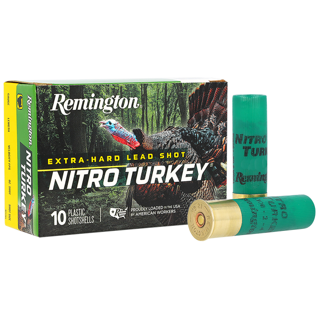 Remington Ammunition 26690 Nitro Turkey  12Gauge 2.75" 1 1/2oz 4Shot 10 Per Box/ 10 Case