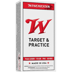 Winchester Ammo Q4172X   9mm 115gr Full Metal Jacket 50 Per Box/10 Case