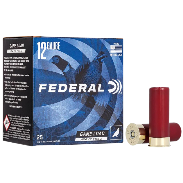 Federal H12575 Game-Shok Heavy Field 12Gauge 2.75" 1 1/4oz 7.5Shot 25 Per Box/10 Case