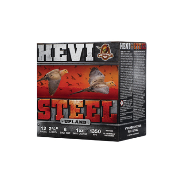 HEVI STL UPLND 12GA 2.75" #6 25/250
