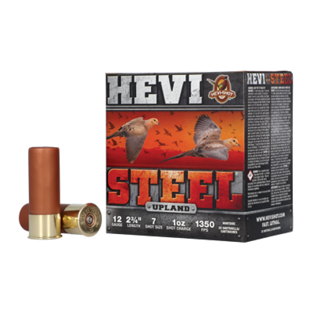 HEVI STL UPLND 12GA 2.75" #7 25/250