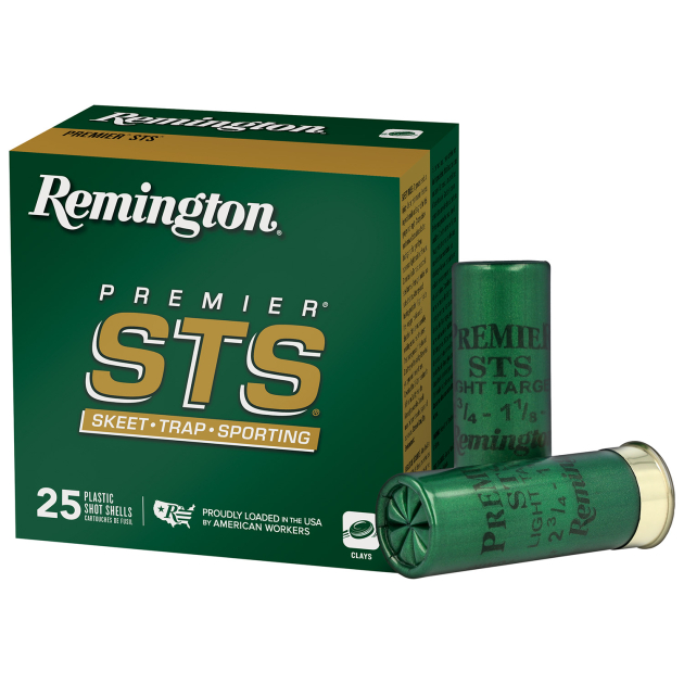 Remington Ammunition 20250 Premier STS  12 Gauge 2.75" 1 1/8 oz 7.5 Shot 25 Per Box/ 10 Cs