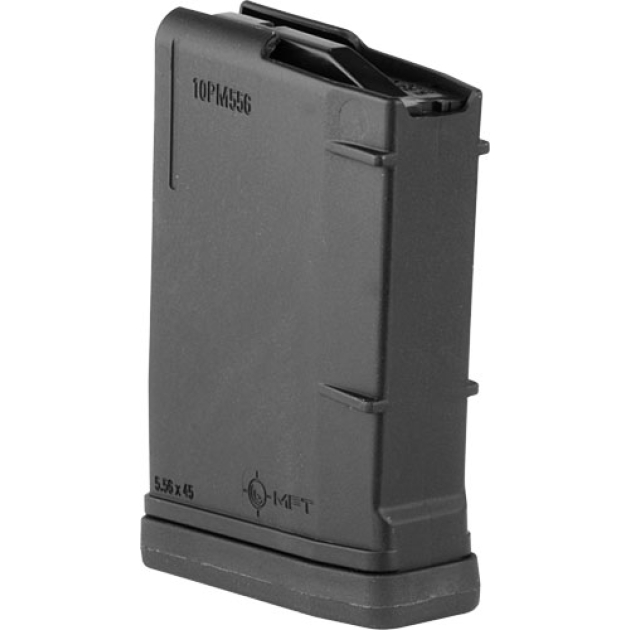 MFT MAGAZINE AR15 5.56X45MM - 223 REM 10RD BLACK POLYMER