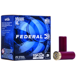 Federal TG1477 Top Gun Steel 12Gauge 2.75" 1 1/8oz 7Shot 25 Per Box/10 Case