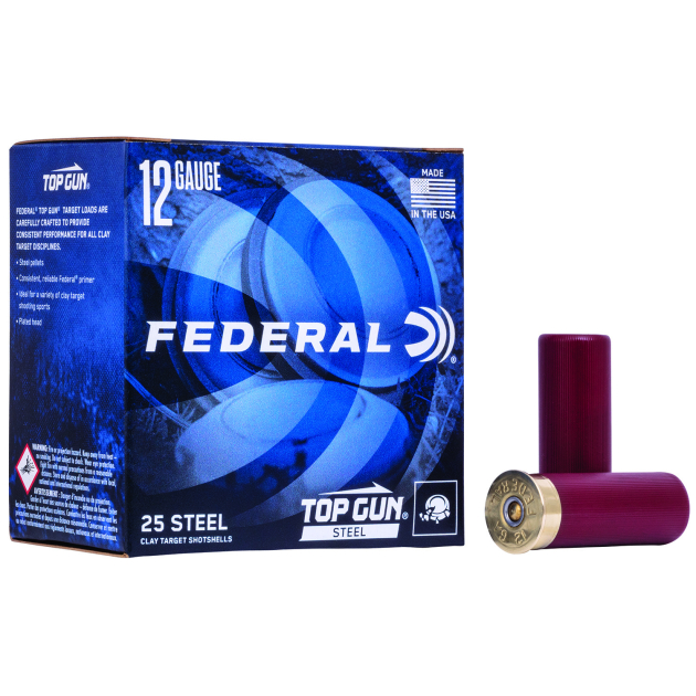 Federal TG1477 Top Gun Steel 12Gauge 2.75" 1 1/8oz 7Shot 25 Per Box/10 Case