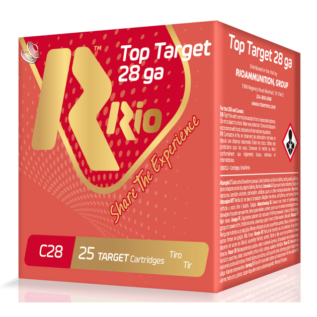 Rio Ammunition RC2875 Top Target  28 Gauge 2.75" 3/4 oz 7.5 Shot 25 Per Box/ 10 Case