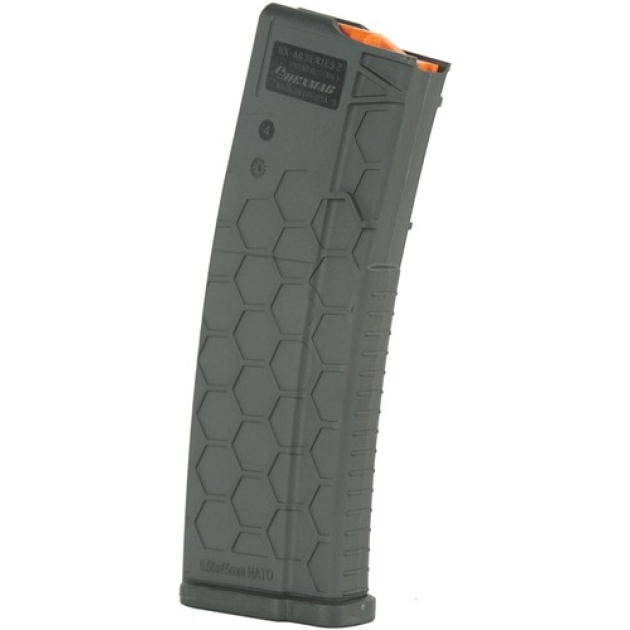 HEXMAG MAGAZINE AR-15 5.56X45 - 10RD GRAY POLYMER SERIES 2