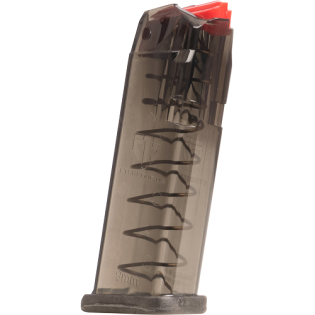 ETS MAGAZINE FOR GLOCK 9MM - 15RD CARBON SMOKE FITS 19/26