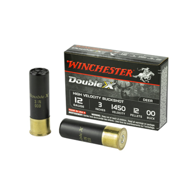 WIN DBL X HV 12GA 3" 00BK 12P 5/250