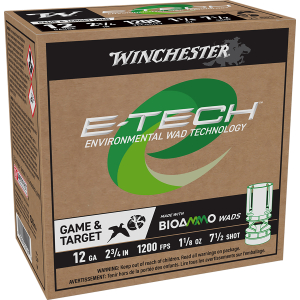 Winchester Ammo WCM127 E-Tech  12Gauge 2.75" 1 1/8oz 7.5Shot 25 Per Box/10 Case