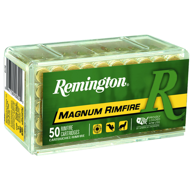 Remington Ammunition 21172 Magnum Rimfire  22WMR 40gr Pointed Soft Point 50 Per Box/40 Case