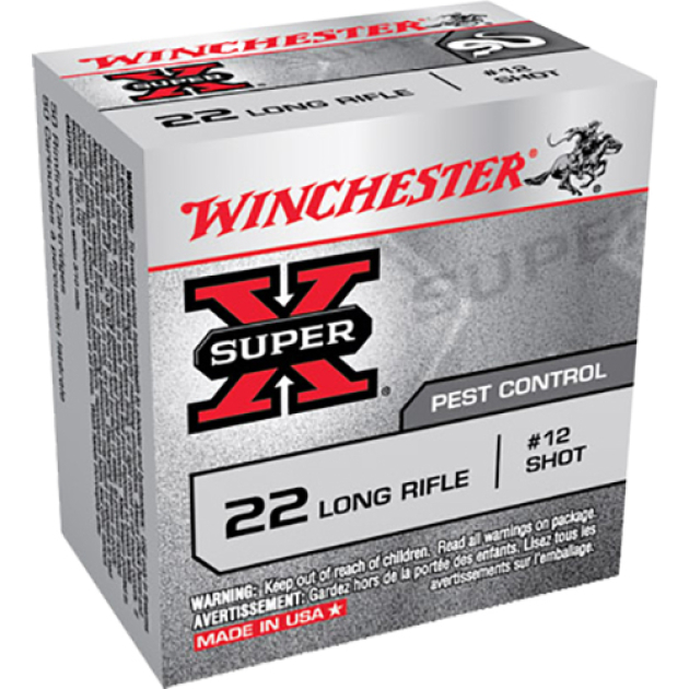 Winchester Ammo X22LRS Super X  22LR #12Shot 50 Per Box/100 Case