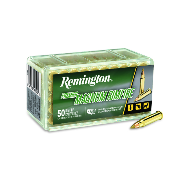 Remington Ammunition 20023 Magnum Rimfire  17HMR 17gr Jacketed Hollow Point 50 Per Box/40 Case