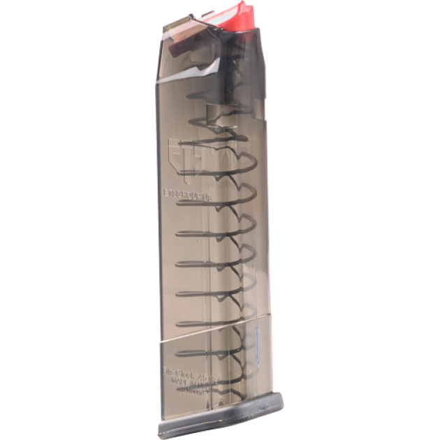 ETS MAGAZINE FOR GLOCK 45ACP - 18RD CRBN SMOKE FITS 21/30/41