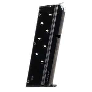 Mec-Gar MGCGOV9LCB Standard  Blued Detachable 8rd 9mm Luger for 1911 Officer