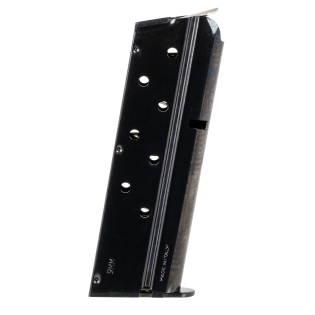 Mec-Gar MGCGOV9LCB Standard  Blued Detachable 8rd 9mm Luger for 1911 Officer