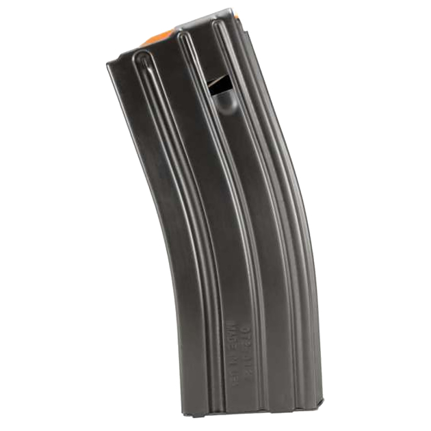 DuraMag 3023041178CPDL10 SS  10rd 223 Rem/5.56x45mm NATO for AR-15 Black w/ Orange Follower Detachable