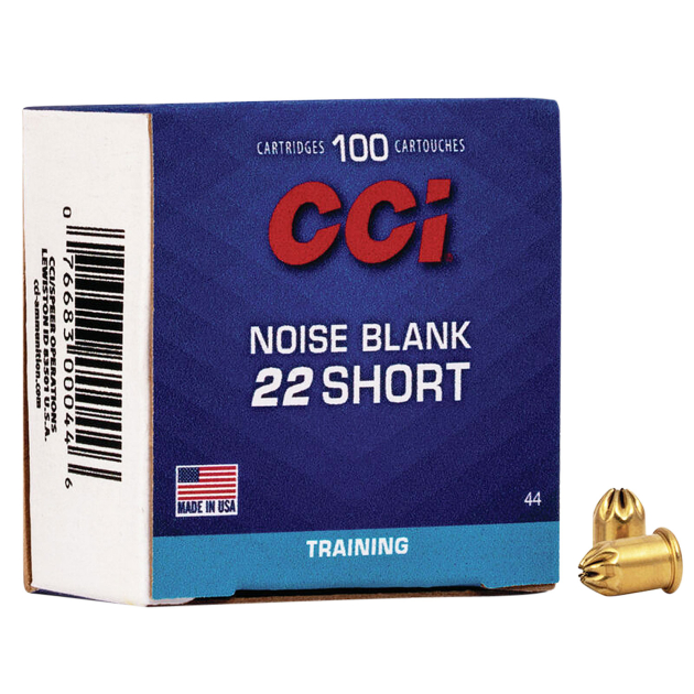 CCI 0044 Noise Blanks  22Short 100 Per Box/50 Case