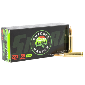 Sierra A937532 Outdoor Master  223Rem 5gr Hollow Point Boat Tail 20 Per Box/10 Case