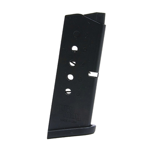 ProMag SMI20 Standard  6rd 380 ACP Fits S&W Bodyguard Blued Steel
