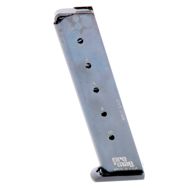 ProMag BER11   10rd 32 ACP Fits Beretta 3032 Tomcat Silver Steel