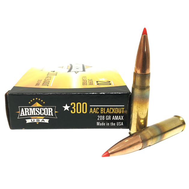 Armscor FAC300AAC2N USA  300Blackout 208gr Hornady A-Max 20 Per Box/10 Case