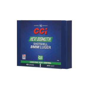 CCI 9MM BISMUTH SHOTSHELL 10/200