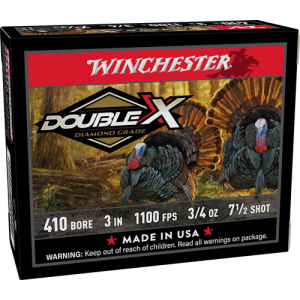 WINCHESTER DOUBLE-X 410 3" - 3/4OZ #7.5 10RD 10BX/CS