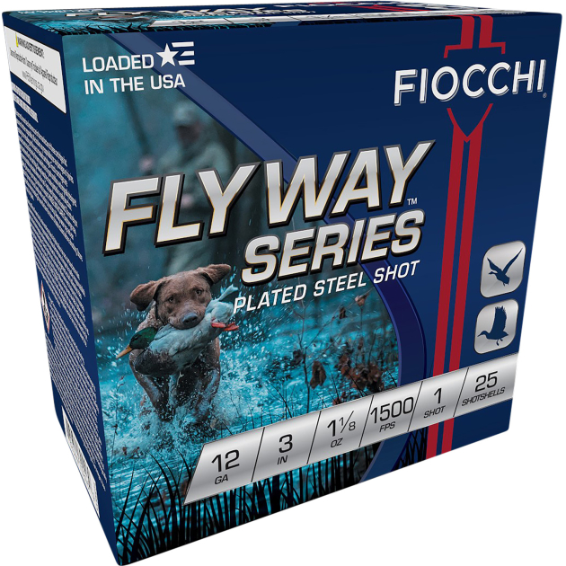 Fiocchi 123ST1 Flyway  12Gauge 3" 1 1/8oz 1Shot 25 Per Box/10 Case