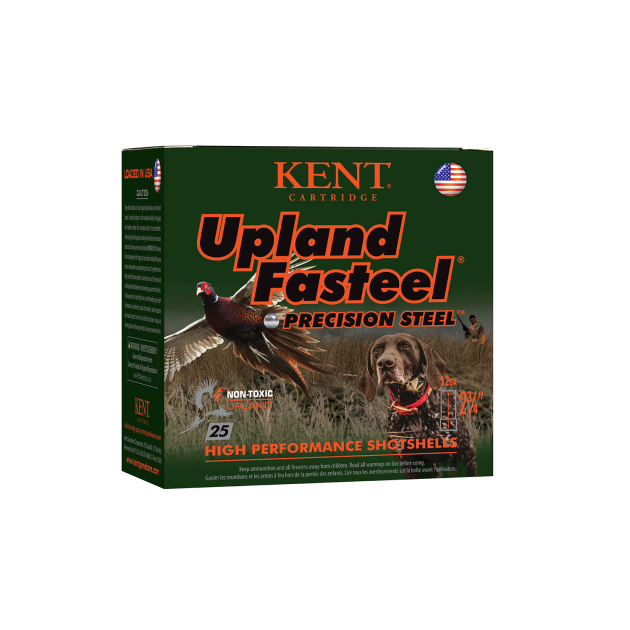 Kent Cartridge K122US325 Upland Fasteel  12Gauge 2.75" 1 1/8oz 5Shot 25 Per Box/10 Case