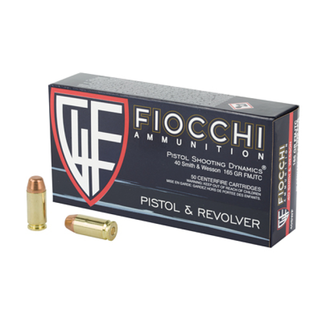 FIOCCHI 40SW 165GR FMJ 50/1000