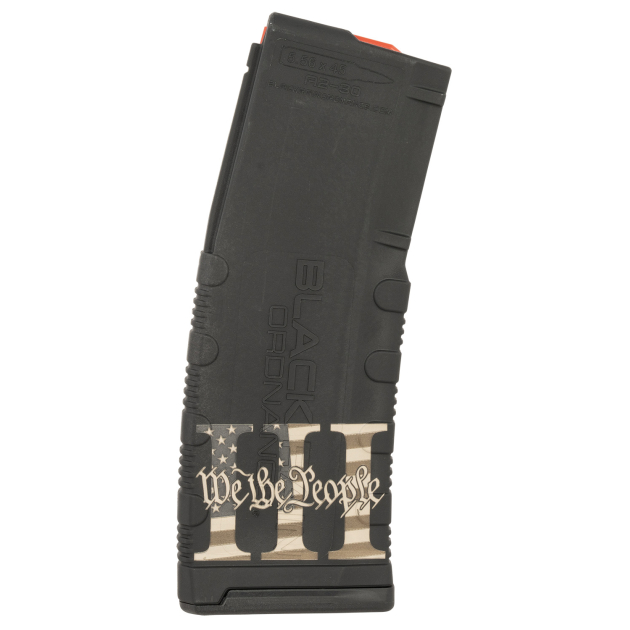 Black Rain Ordnance MAG303PERCENT Magazine  30rd 223 Rem/5.56 NATO We The People Engraving Fits AR-15 Platform