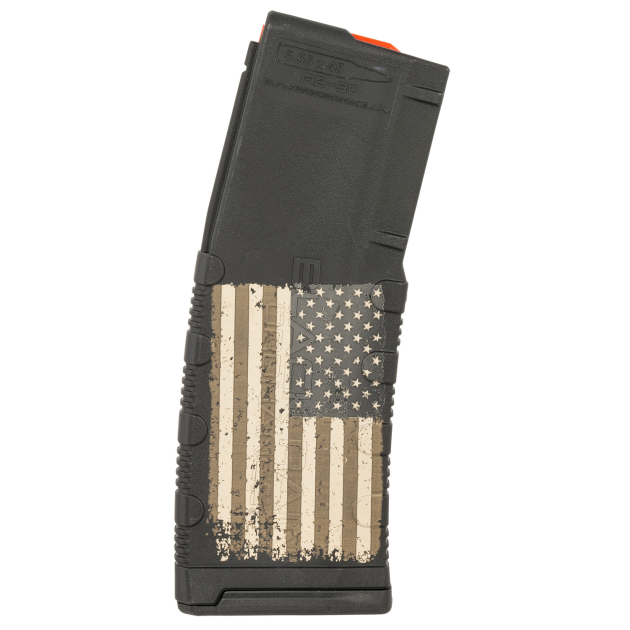 Black Rain Ordnance MAG30AMFLAG Magazine  30rd 223 Rem/5.56x45mm NATO American Flag Engraving Fits AR-15/M16/M4
