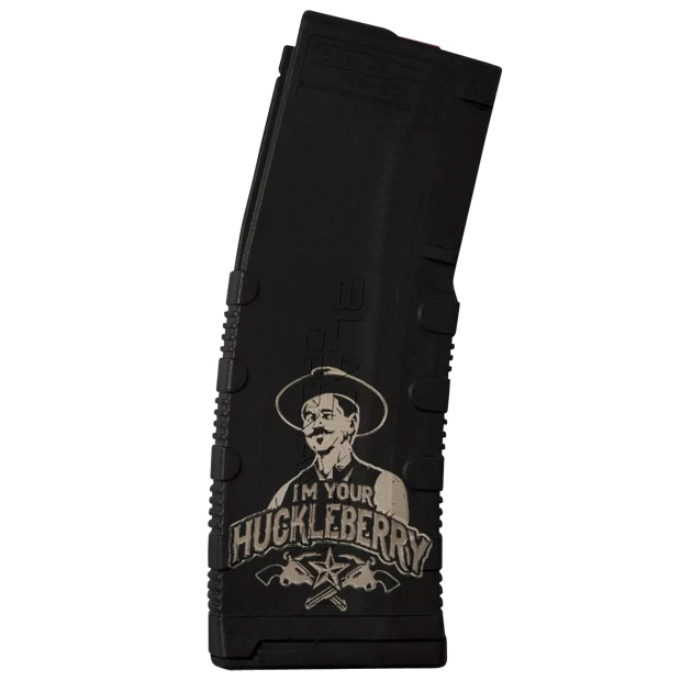 Black Rain Ordnance MAG30HUCKLEBERRY Magazine  30rd 223 Rem/5.56 NATO Huckleberry Engraving Fits AR-15 Platform